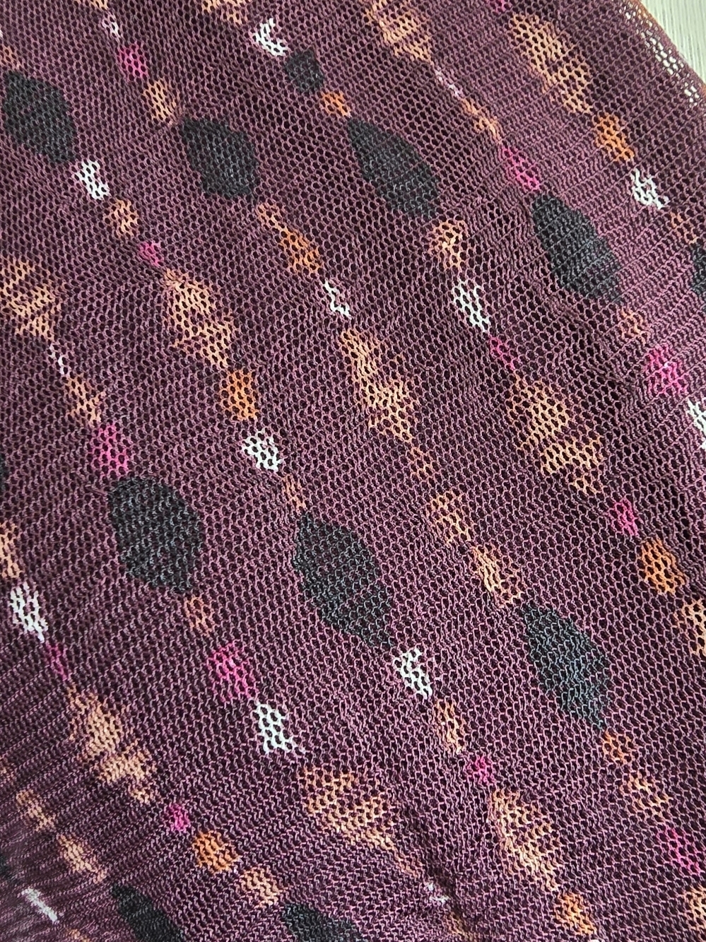 Alfani (NWT) Wrap Front Short Sleeve with Tie Waist - Deep Plum Midi Dress. - Picture 9 of 9